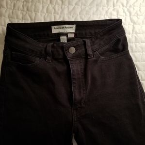 American apparel black high waisted pencil jean